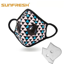 Load image into Gallery viewer, mask face with air filter