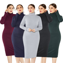 Load image into Gallery viewer, Winter Sexy Slim Fashion Long Sweater Dress