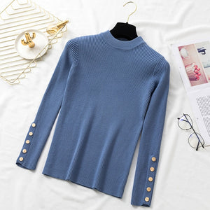 Slim Sweater Winter Knitted