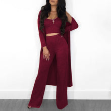 Load image into Gallery viewer, 3 piece set women winter   (large size 3xl)
