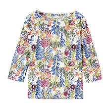 Load image into Gallery viewer, Floral Half Sleeve Women T-shirt
