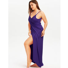 Load image into Gallery viewer, Summer Women Sexy Beach V-Neck Sling Dress
