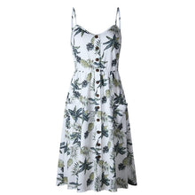 Load image into Gallery viewer, Women Print Floral Stripe ( 3XL) vestidos
