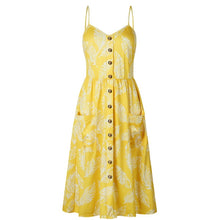 Load image into Gallery viewer, Women Print Floral Stripe ( 3XL) vestidos
