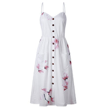 Load image into Gallery viewer, Women Print Floral Stripe ( 3XL) vestidos

