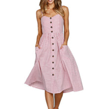 Load image into Gallery viewer, Women Print Floral Stripe ( 3XL) vestidos
