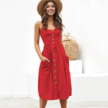 Load image into Gallery viewer, Women Print Floral Stripe ( 3XL) vestidos
