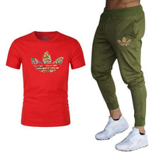 Load image into Gallery viewer, Men T-shirt + pants Sports
