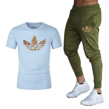 Load image into Gallery viewer, Men T-shirt + pants Sports
