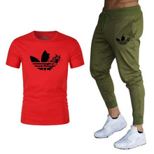 Load image into Gallery viewer, Men T-shirt + pants Sports
