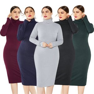 Winter Sexy  Slim Fashion Long Sweater Dress